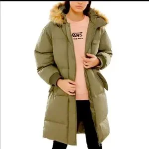 Vans Jackets Coats Womens Vans Pullman Faux Fur Puffer Mte